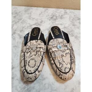 Circus by Sam Edelman Snakeskin Hal Penny Slide Slip On Loafer Flats Size‎ 10